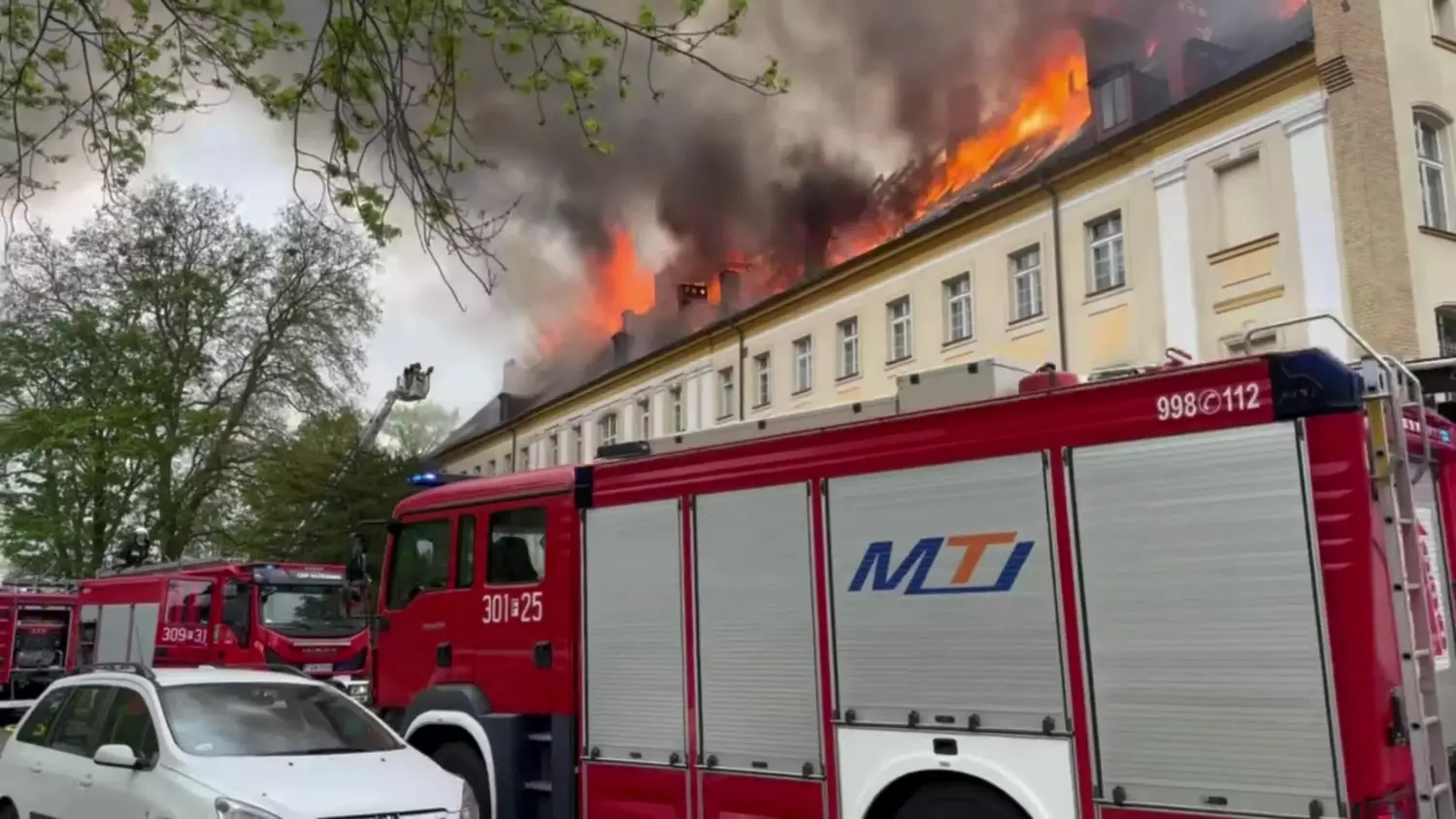 Pożar uczelni AJP